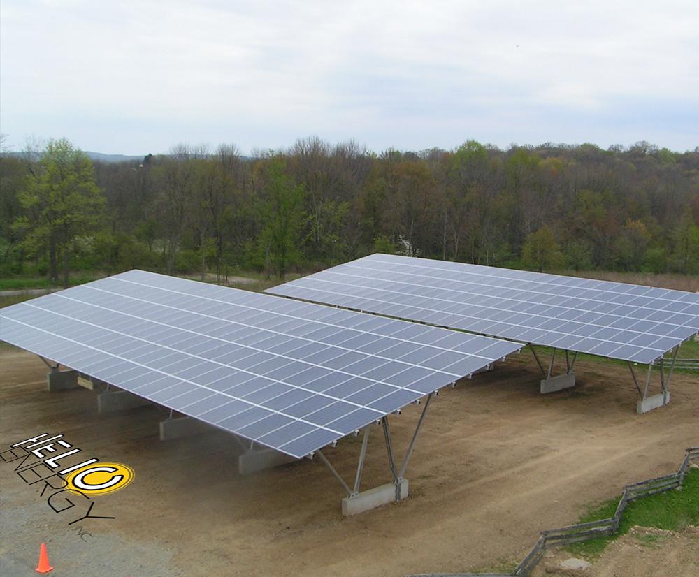 (2) 26.4 kW Systems – Located in Western MA. Uses Trina 290 Watt panels and Schletter Car Port Mounting System